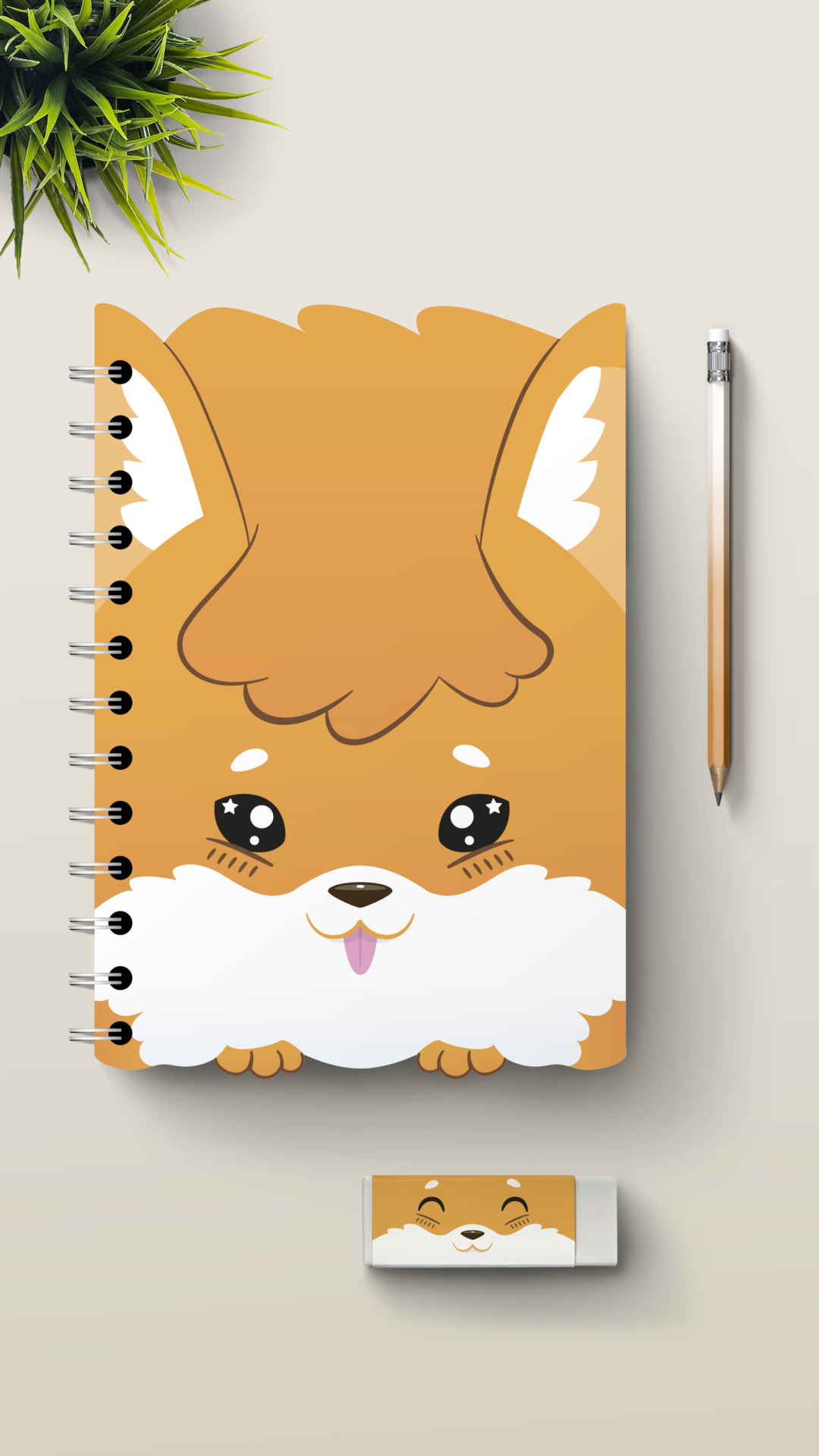 Carnet renard kawaii